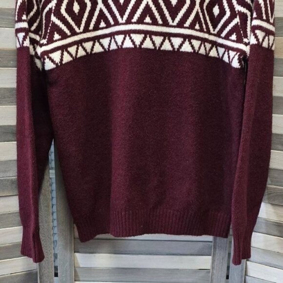 Hooded Jacquard Pullover Sweater | Goodfellow & Co | Medium - Picture 3 of 10